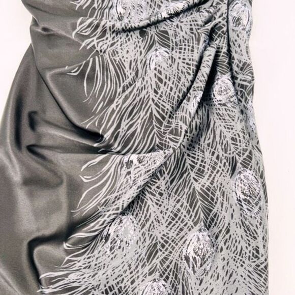 London times one shoulder cocktail evening dress  size 2P - Picture 7 of 16